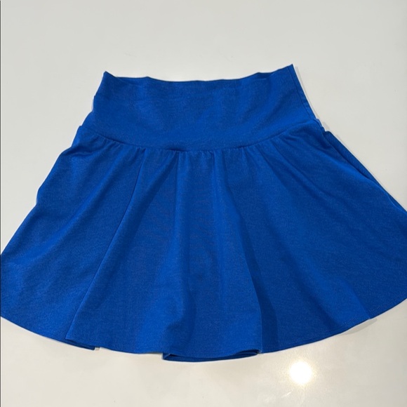 Old Navy CloudComfy Skort Extra High Waisted Crayon Blue Bike Shorts - Picture 2 of 16